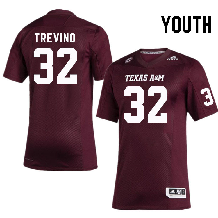 Youth #32 Aaron Trevino Texas A&M Aggies College Football Jerseys Stitched Sale-Maroon - Click Image to Close